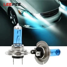 LEEPEE H7 12 В 55 Вт супер яркие белые автомобильные галогеновые лампы лампа фары автомобиля фары противотуманные лампы высокой мощности