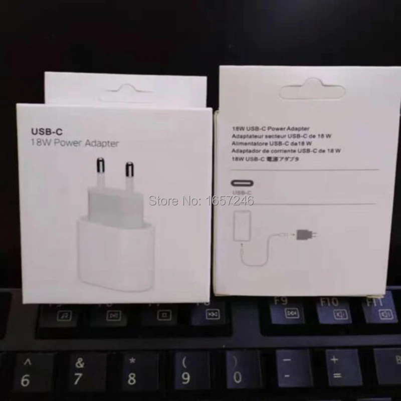 Пустая белая Розничная коробка для 18 Вт PD usb type C зарядное устройство адаптер для iPhone 11 Pro Xr X Xs Быстрая зарядка ЕС США вилка зарядное устройство для путешествий