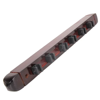 

Super sell-Billiard Pool Snooker Wall Mount Hanging 6 Cue Sticks Holder