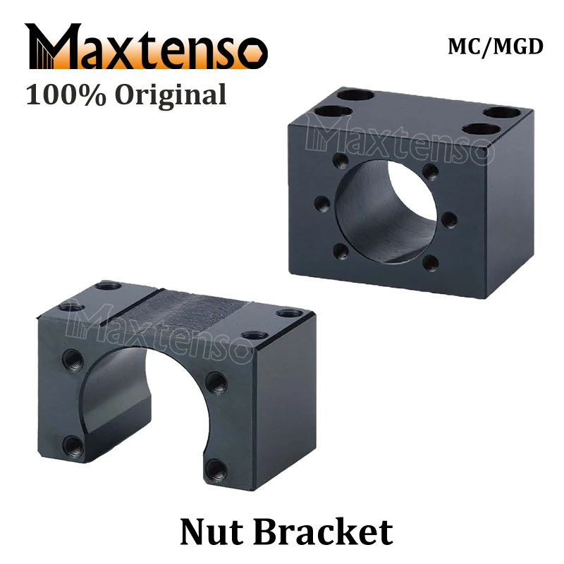 

MAXTENSO Professional Nut Bracket ballscrew nut housing MC MGD16/20/25 for THK TBI HIWIN NSK PMI COMTOP GTEN ballscrew Nut cnc