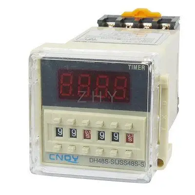 

DH48S-S2Z Power on Time Delay Relay 8-Pin DPDT 0.1S-99H AC 48V w Socket