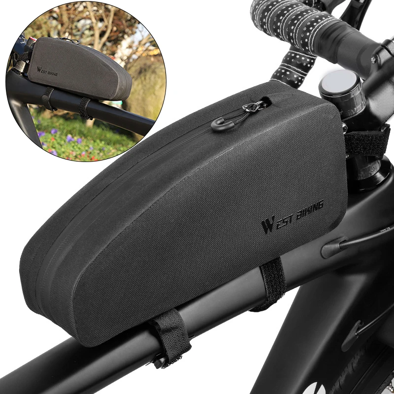 Водонепроницаемый Жесткий Чехол для велосипеда передний Паньер чехол с замком на молнии для хранения телефона
