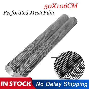 

106x50cm Fly Eye Perforated Mesh Film For Car Window Headlight Motorcycle Head Light Tinting Mesh Film Wrap Film Stickers