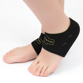 

1Pair Peds women heel socks Foot breathable protective gear heel cover pain fascia soles Peds and liners Girl Peds Black