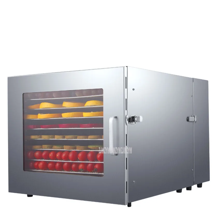 

60L 10 Layer Automatic Food Dehydrator Household Stainless Steel Honeysuckle Snacks Fruit Vegetable Drying Machine Food Dryer