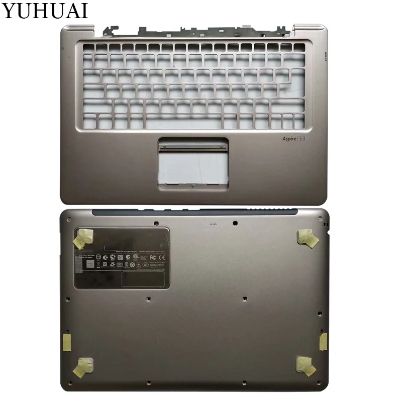 C and D shell Для acer Aspire ультрабук S3 S3-371 S3-391 MS2346 Упор для рук крышка FOX604TH02004/ноутбук Нижняя база чехол FOX604TH01005 - Цвет: C and D shell