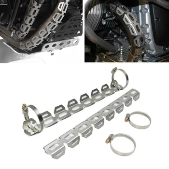 

Exhaust Heat Shield Motorcycle Muffler Pipe Heat Shield Guards Cover Heel Guard Protection For BMW R1200GS F800 F700 F650 GS GT