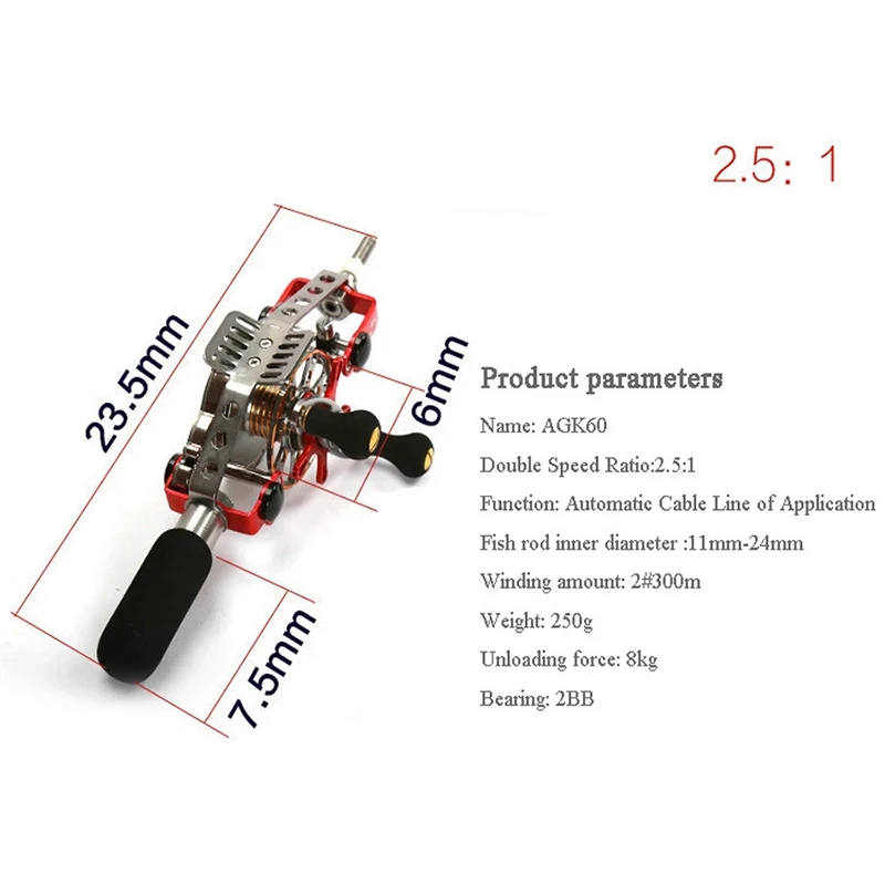 Double modes positionable carbon hollow fishing rod Inner line fly