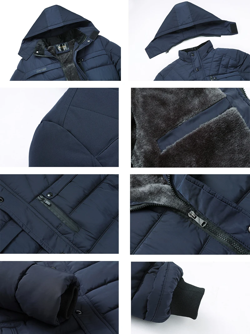 Парка, зимнее пальто для мужчин,, с капюшоном, толстая, теплая, мужская зимняя куртка, ветрозащитная, для отца, Повседневная парка, верхняя одежда, Мужское пальто, ZA300