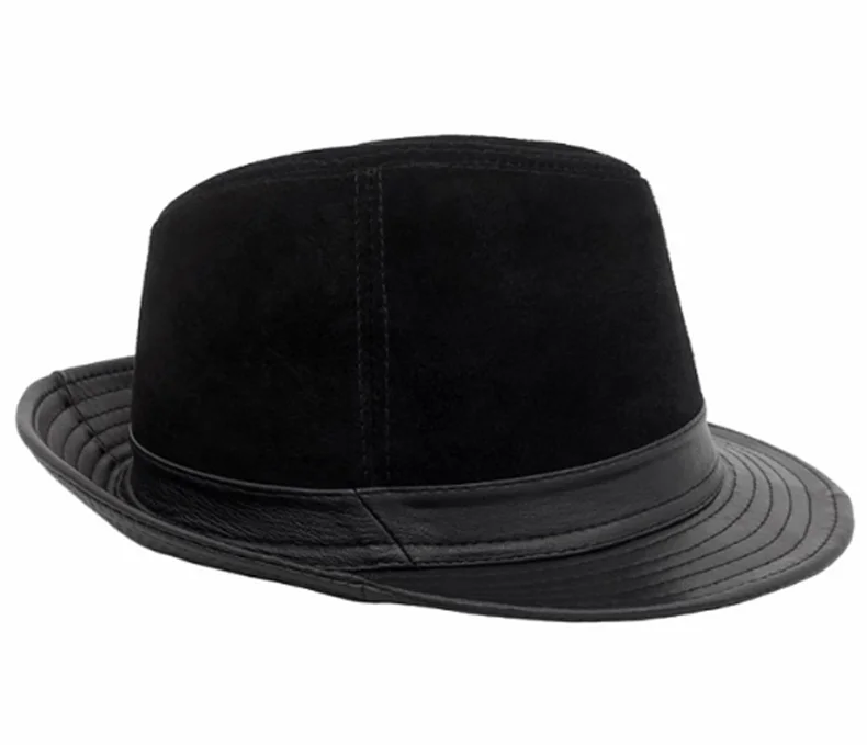 2022 Winter Genuine Leather Top Hats For Men/Women British Gentlemen