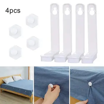 

4pcs/set Bed Sheet Clip Slip-Resistant Fixing Clip Holders Clamps Mattress Fasteners Holder Coverlet Sheet Holder