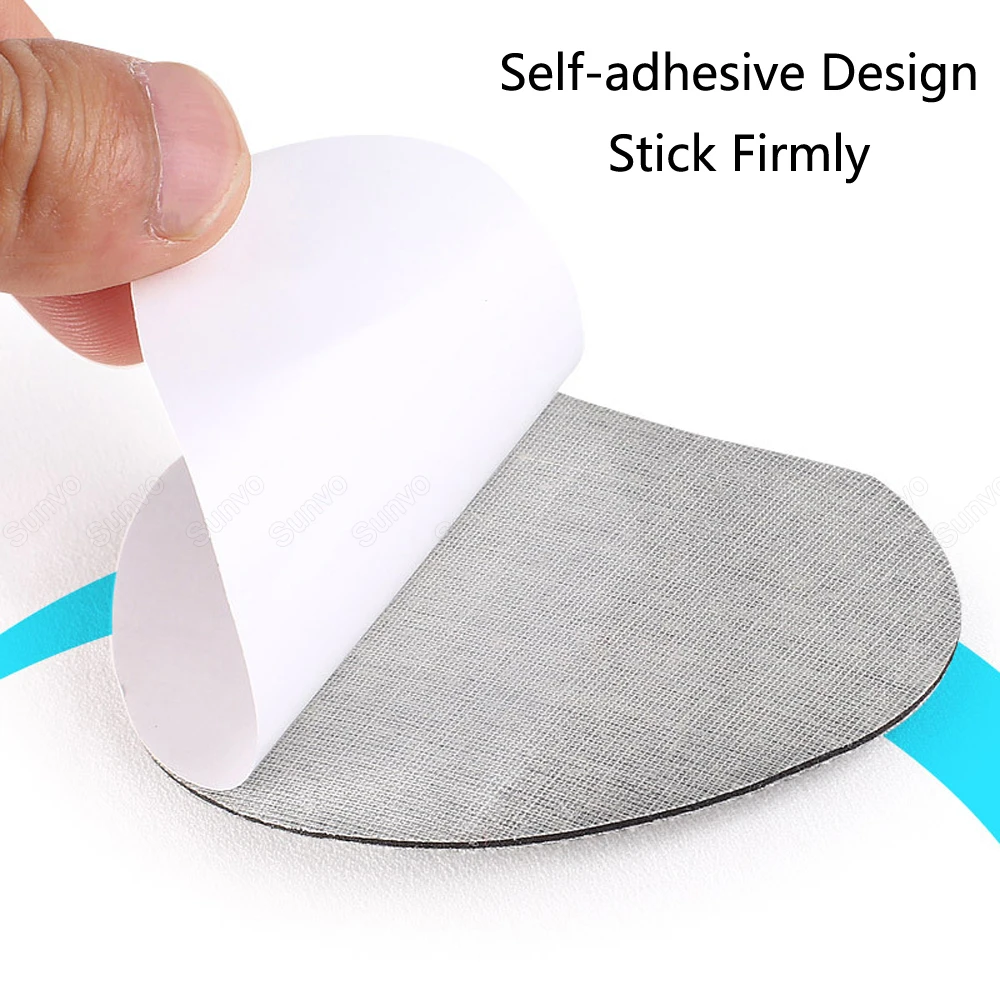 Heel Protector Pad Sunvo Sports Heel Insert Sticker for Shoes Size Reducer Filler High Heels Liner Self-adhesive Cushion