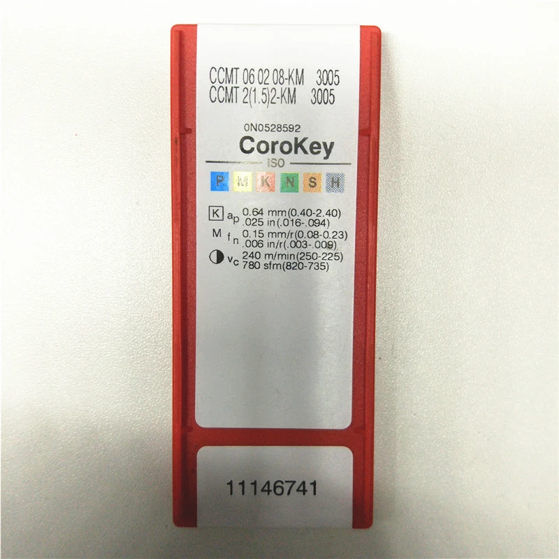 10 шт. CCMT060208-KM3005 CCMT2(1,5) 2-KM3005 ЧПУ твердосплавный фрезерные вставки токарные инструменты