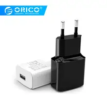 ORICO дорожное USB зарядное устройство 5V2A 5V1A ЕС вилка мини зарядное устройство адаптер Смарт зарядное устройство для мобильного телефона планшета WHA-1U