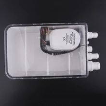 750GPH 12 В душ поддон насос системы Авто Трюмный дренажный ящик вентиляционное отверстие Лодка RV