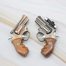 Металлическая ветрозащитная сигарета Зажигалка Креативный фонарик цикл надувная Зажигалка кухня воспламенитель ключ подвеска праздничный подарок