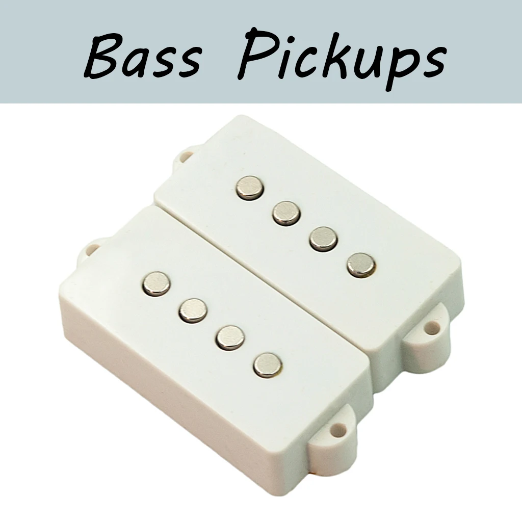 

Traditional Split Open Type 4 String Precision P-Bass Guitar Pickup For Electric Bass Guitar Parts White