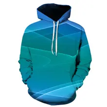 Customized Mens 3D Printed Hoodie Comfortable Spring Autumn Sweatshirt Loose Oversized Men And Women Gradient Hooded Tops