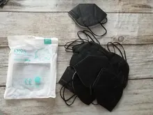 Mascarilla facial FFP2 KN95 para adultos, máscara respirador de 5 capas, antipolvo, con filtro KN 95, reutilizable, 5-200 Uds.