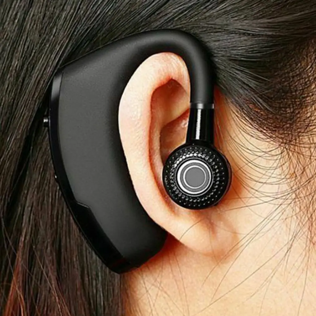Новые Bluetooth наушники с шумоподавлением, Бизнес Беспроводная bluetooth-гарнитура с микрофоном для водителей, спорта, громкой связи, беспроводная