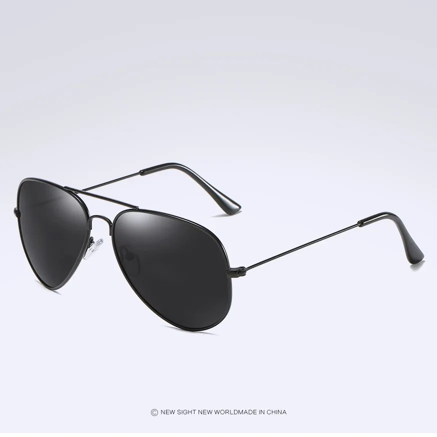HDSUNFLY поляризационные солнцезащитные очки для мужчин и женщин, модные фирменные дизайнерские солнцезащитные очки, женские солнцезащитные очки UV400 - Цвет линз: black black