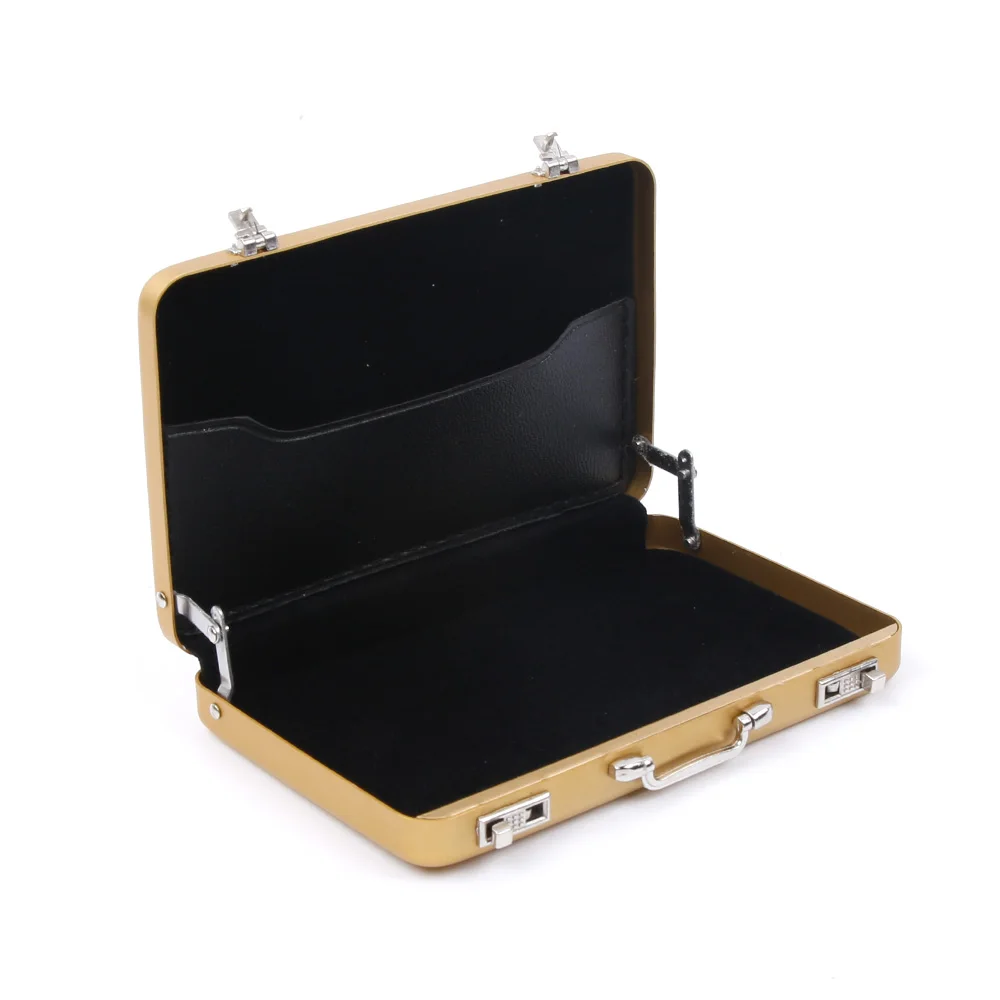 Aluminum Storage Box Business Id Credit Card Holder Mini Suitcase Bank Card Box Holder Jewelry Case Organizer Rectangle New