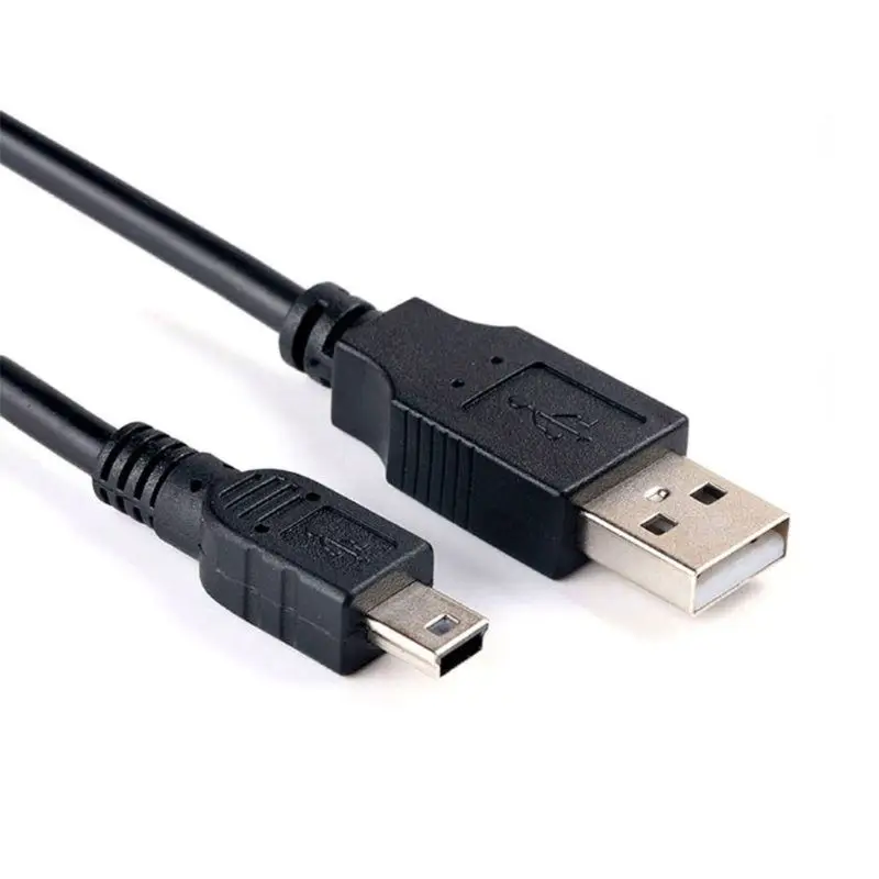 0.8m Mini USB Cable Car DVR GPS Digital Camera Mini USB Data Cable 5 Pin B MP3 MP4 Player HDD Camera