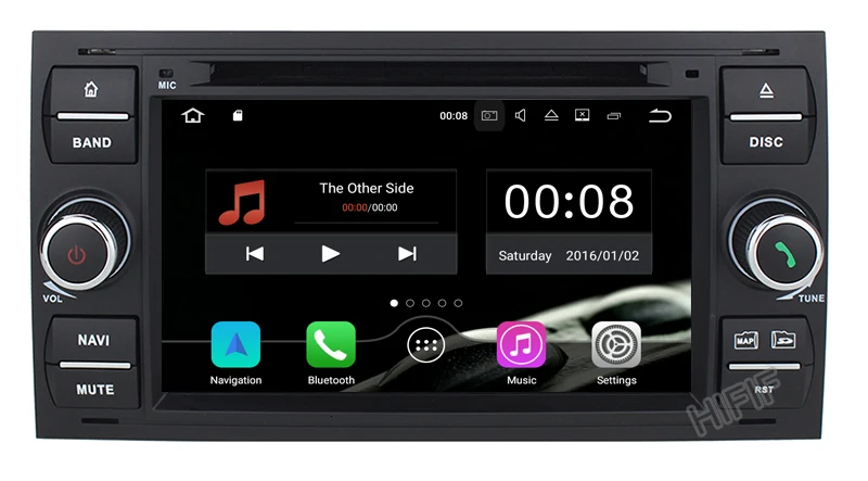 Top IPS Car Multimedia Player Android 9.0 GPS Autoradio 2 Din 7 Inch For Ford/Mondeo/Focus/Transit/C-MAX/S-MAX/Fiesta 2GB RAM DVD 8