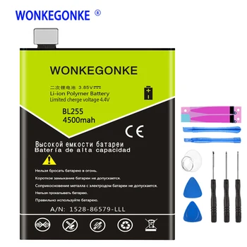 

WONKEGONKE battery For Lenovo ZUK Z1 Battery Replacement BL255 Batteries Bateria