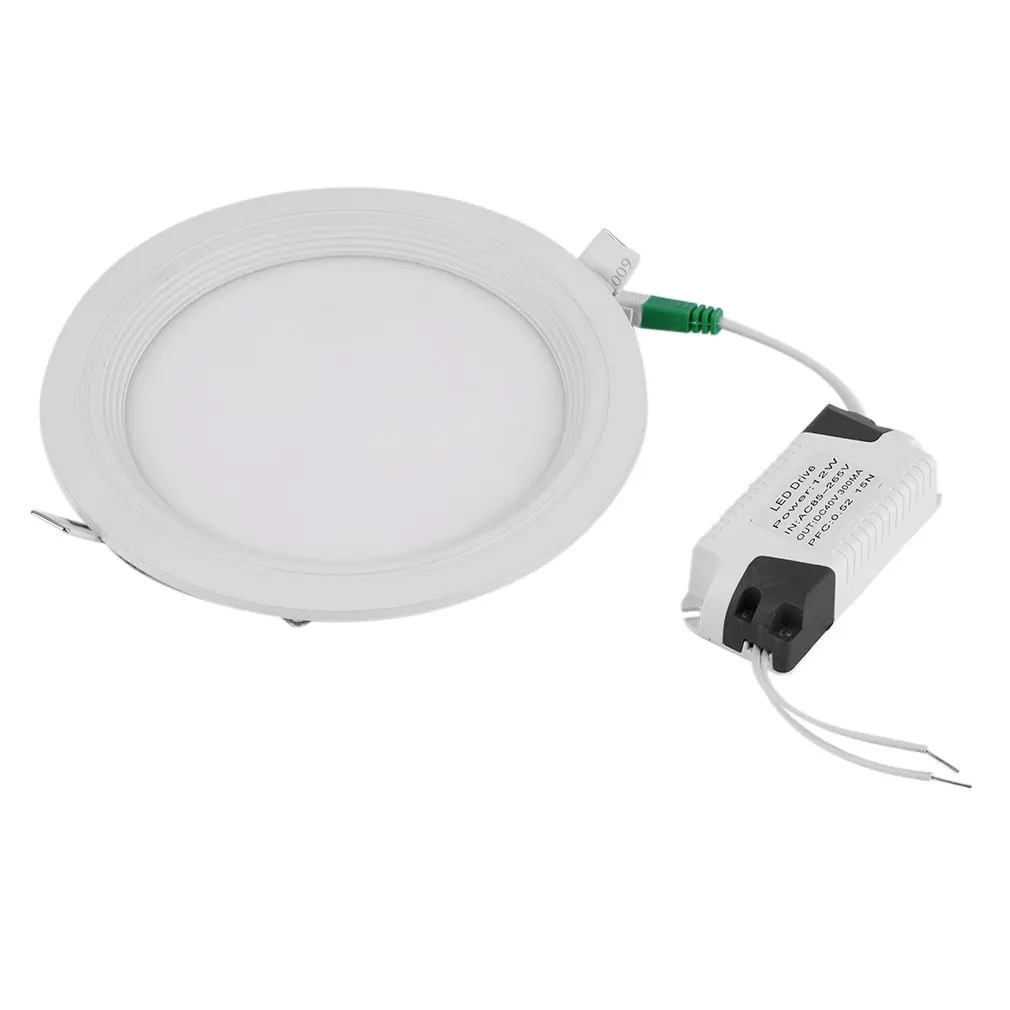 AC 85-265V 12W теплый белый/белый поверхностный светодиодный потолочный светильник