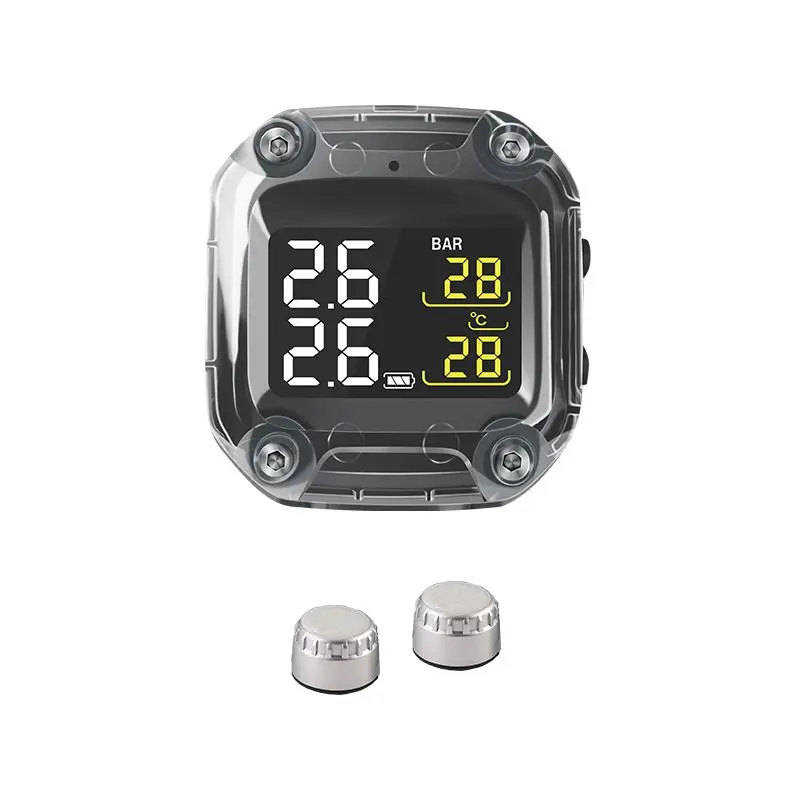 M3 TPMS Водонепроницаемая мотоциклетная система контроля давления в шинах в режиме реального времени беспроводной с ЖК-дисплеем внутренний или внешний TH/WI/WF Sens
