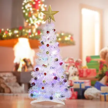 

DIY Sequins LED Christmas Tree Encryption Green Tree Mini Artificial Christmas Tree Decorations Christmas Decoration
