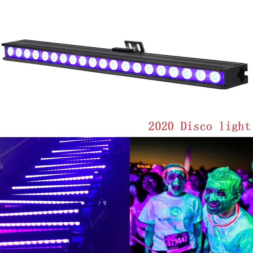 15 Вт 20 светодиодный диско UV фиолетовый черный светильник s DJ Par УФ лампа для
