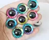 20pcs--L12---13mm--50mm clear round toy animal safety eyes  + glitter fabric + hard  washer for  diy plush doll --style option 1