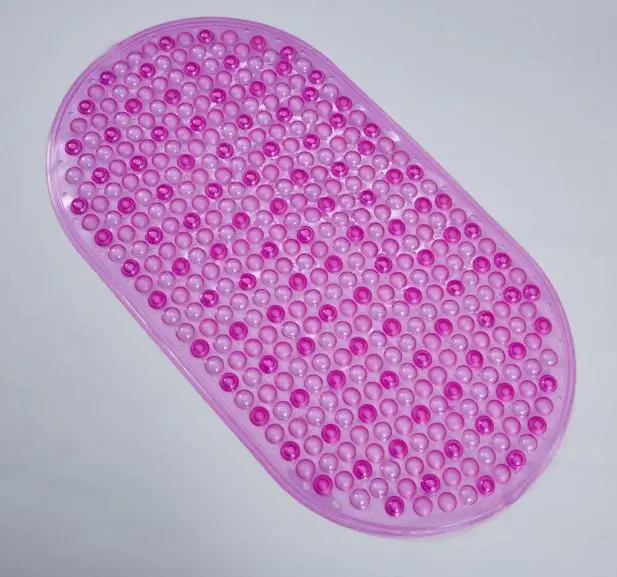 purple 1 шт. 69*38 см нескользящий переработанный многоразовый Универсальный Противоскользящий коврик изысканный нескользящий коврик для гостиничных принадлежности для ванной комнаты - Цвет: purple