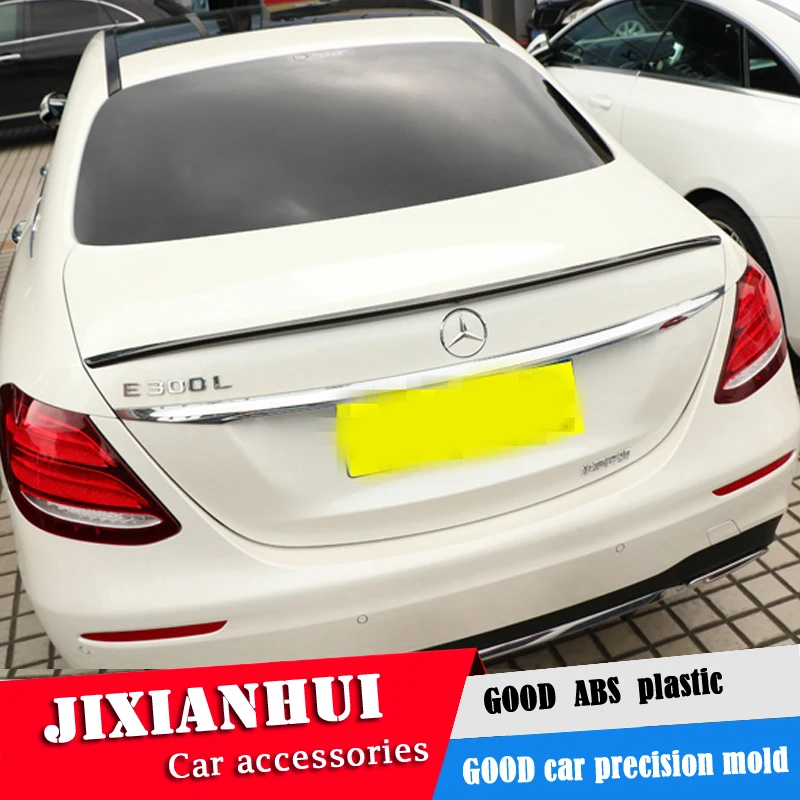 Спойлер для W213 2016-2018 XK Mercedes-Benz E-class E200 E260 спойлер из АБС-пластика заднее крыло