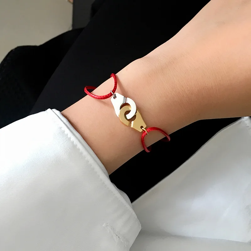 J. hangke femme homm Lovers eacier неоксидные Браслеты Бижу известный бренд ювелирные изделия 925 Серебро Золото наручники браслет