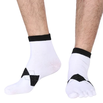 

Five Toe Socks Lady Finger-separated Odor Resistant Cotton Polyester Spandex Ankle Hosiery Sports Fitness Footwear 2020