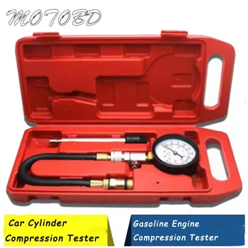 

G324 A Car Cylinder Compression Tester Gasoline Engine Compression Tester Automobile Engine Pressure Gauge with Extension Bar