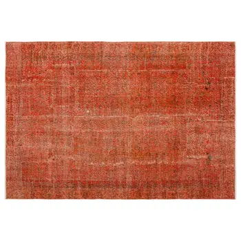 

Handmade Orange Vintage Overdyed Turkish Area Rug 186x268 Cm-6'1''X8'10''