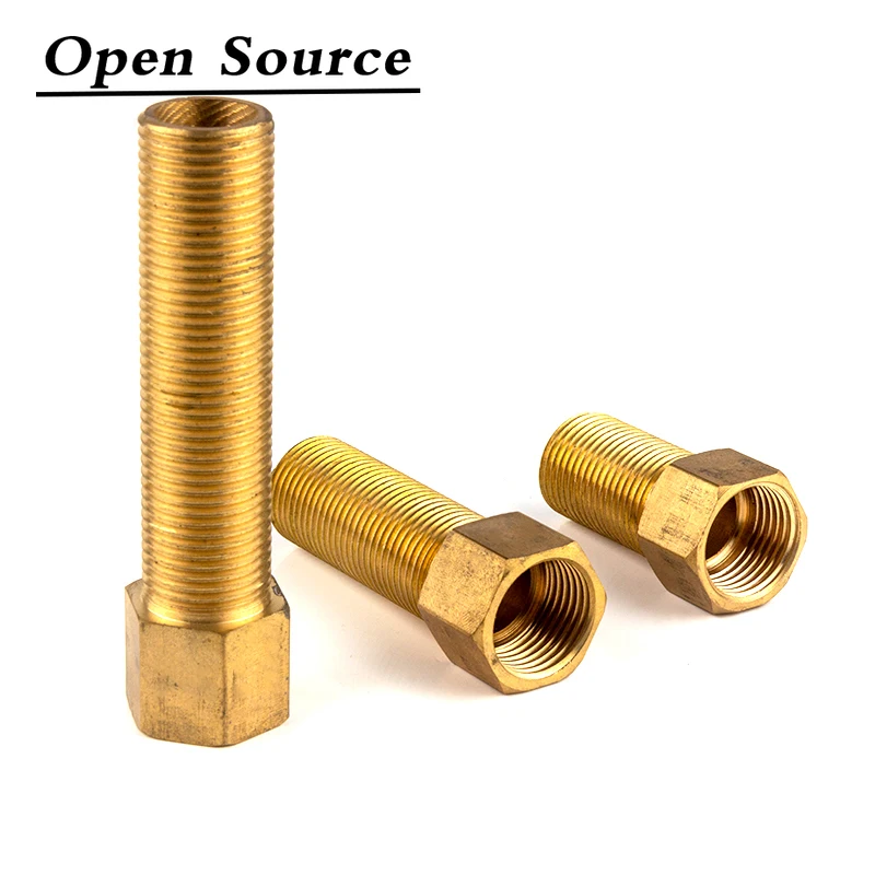 Медный M/F 1/2 &quot3/4&quot BSP штекер-гнездо 50 мм 70 100 латунный Соединительный адаптер