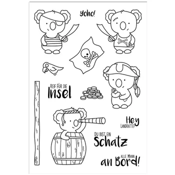 

German word Transparent Clear stamp and cutting dies DIY Silicone Seals Scrapbooking /Card Making/Photo Album Decoration