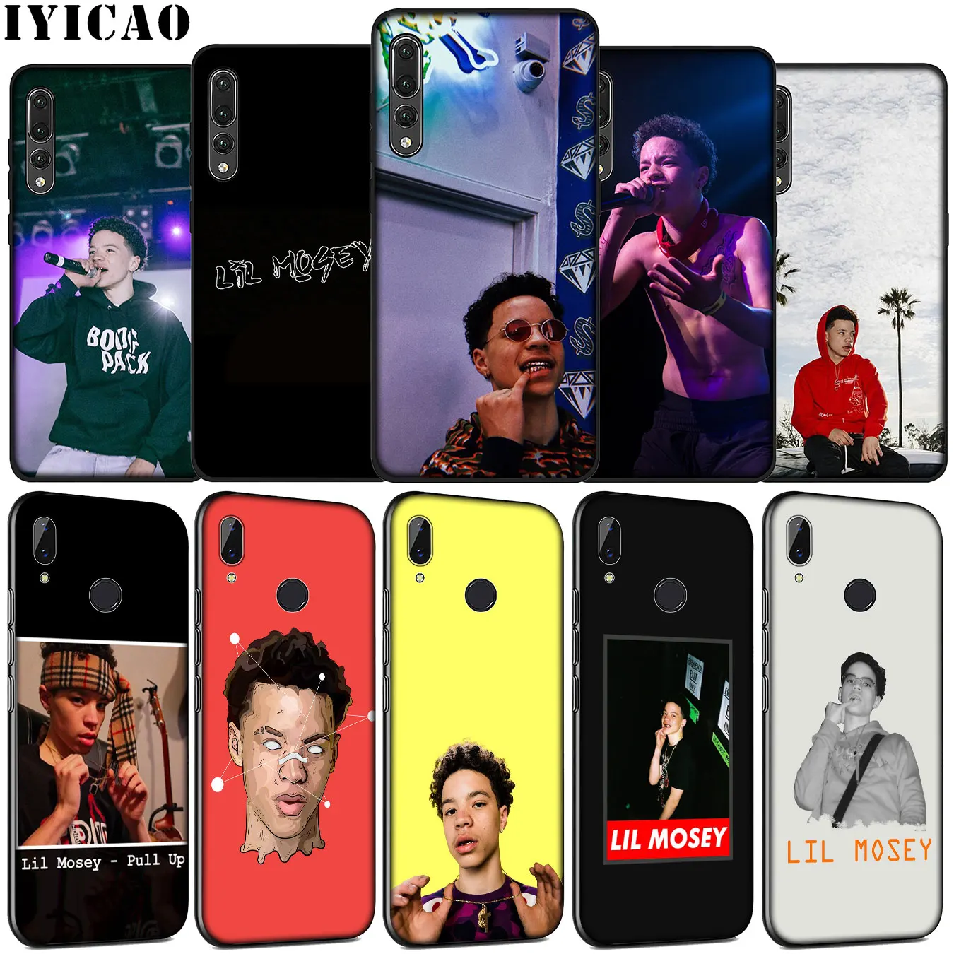 IYICAO Lil Mosey POP Hot singer Rapper Soft Silicone Case for Huawei P30 P20 Pro P10 P9 Lite Mini 2017 2016 Cover P Smart Z 2019 | Мобильные