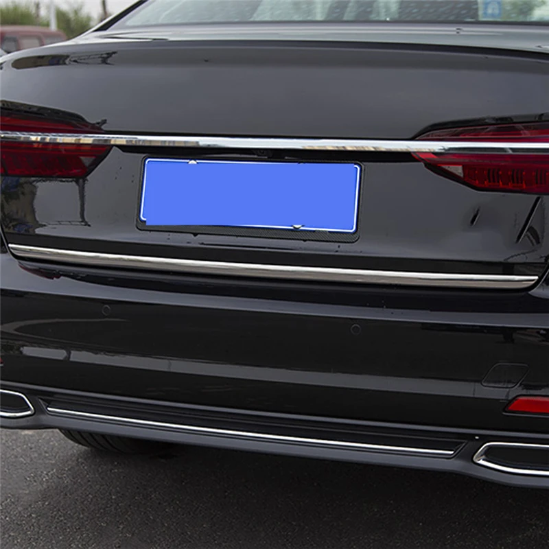Carманго для Audi A6 C8 автомобильный Стайлинг задняя дверь багажник украшение хромированная накладка рамка наклейка внешние аксессуары