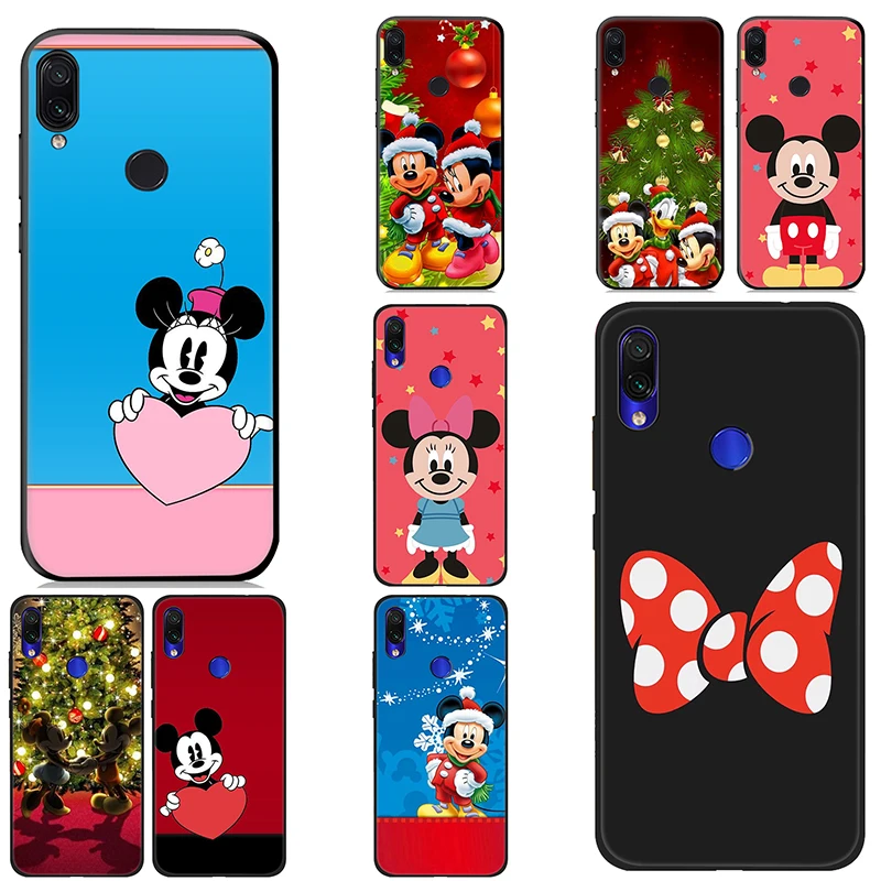 IYICAO Mickey Minnie Mouse Soft Case for Xiaomi Redmi Note 8 7 6 5 Pro 5A 4X Silicone TPU |