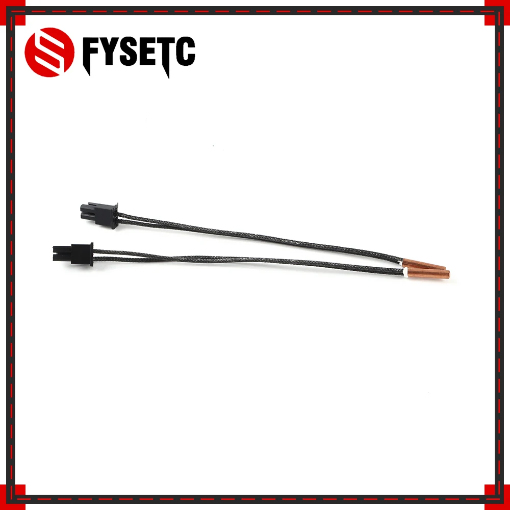 

3D Printer Parts Clone Mosquito Thermistor Temperature Sensor for High Temperature 450 Degrees 15mm Lenght 3mm Dia Molex Connect