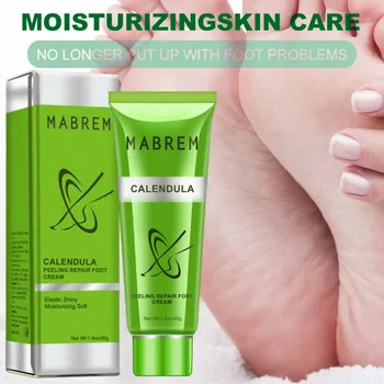 

Foot Treatment Cream Whitening Anti-cracking Moisturizing Foot Care Exfoliating Scrub Anti-dry Calendula Repair 40g 2020