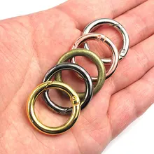 10 шт. 25 мм открытые зажимы для пряжки из листового металла книга обручи альбомы Сделай Сам связующее кольцо Альбом круглые клипсы брелоки