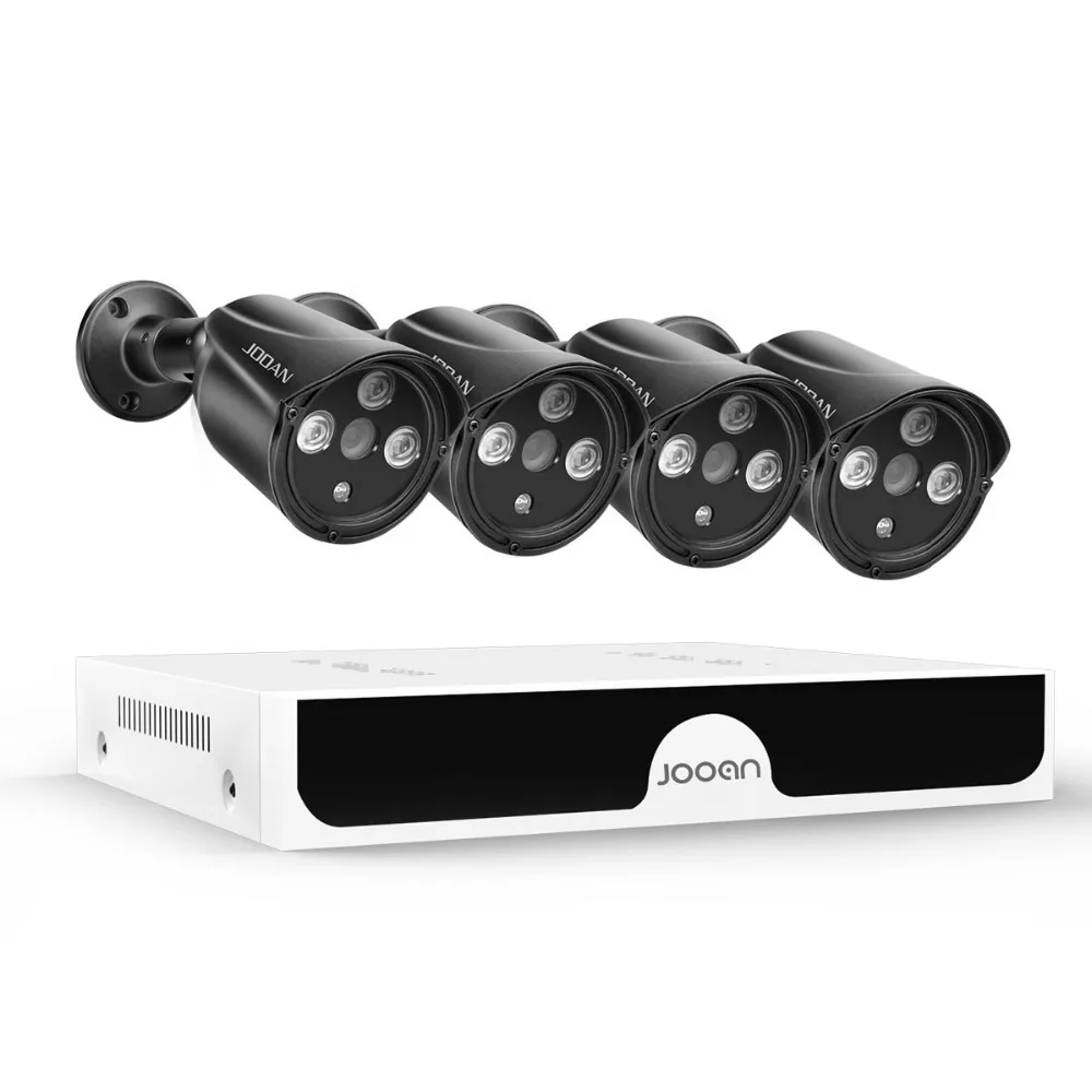 CCTV POE H.265 4CH 4MP POE NVR Kit CCTV System Two Way IP Camera IR Outdoor Waterproof Video Security Surveillance Set