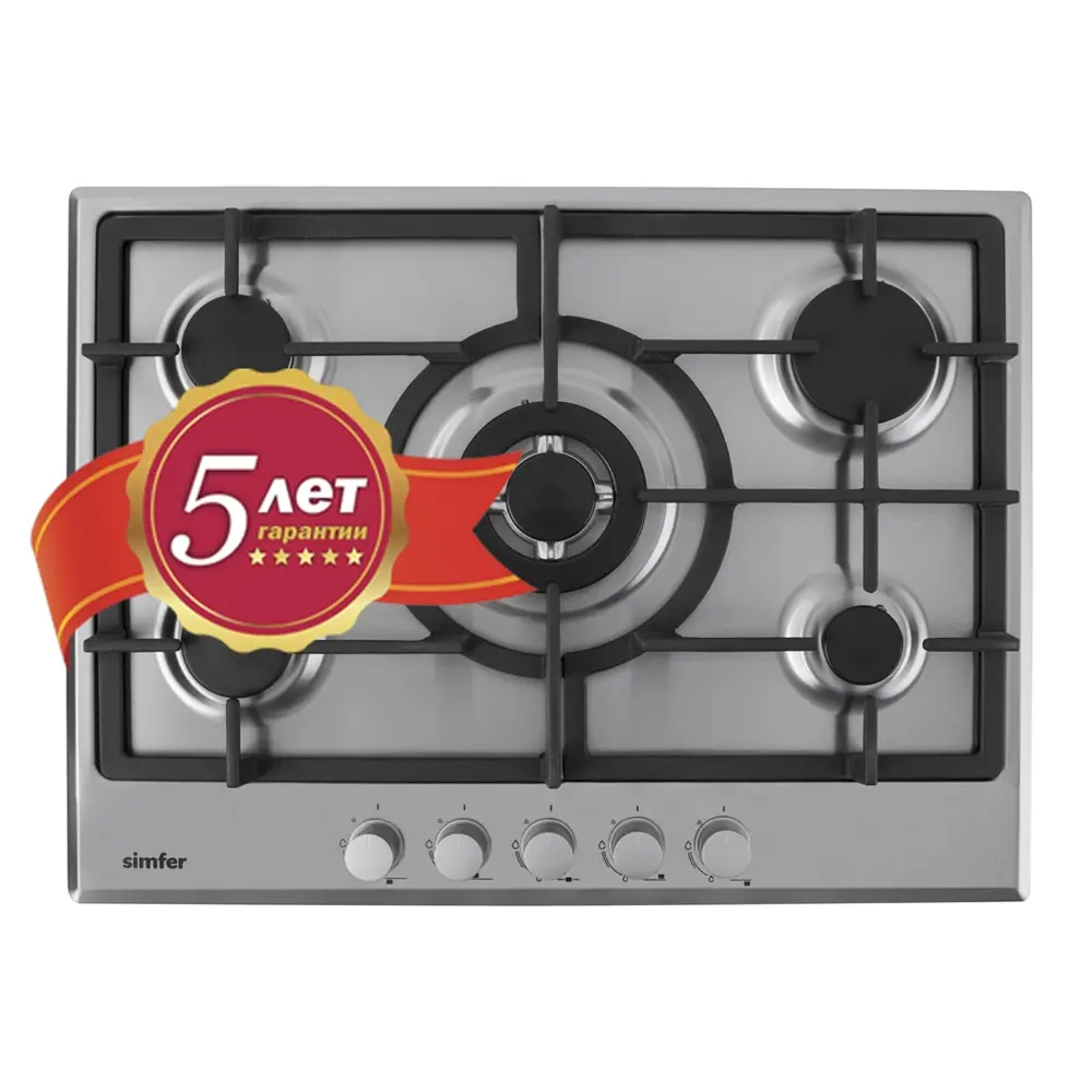 Газовая варочная панель Simfer H70W51M512